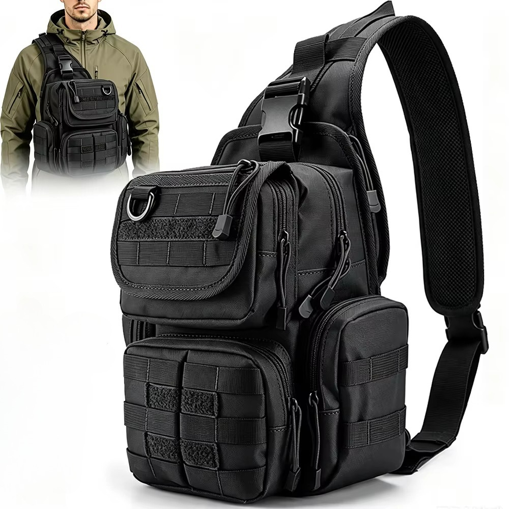 Edc Concealed Carry Sling Bag - Borsa tattica per pistola, borsa per